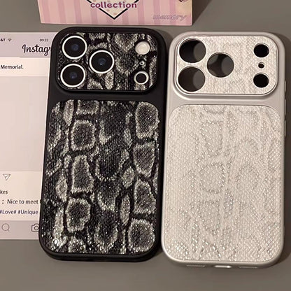 Luksus Snake Skin Texture iPhone etui