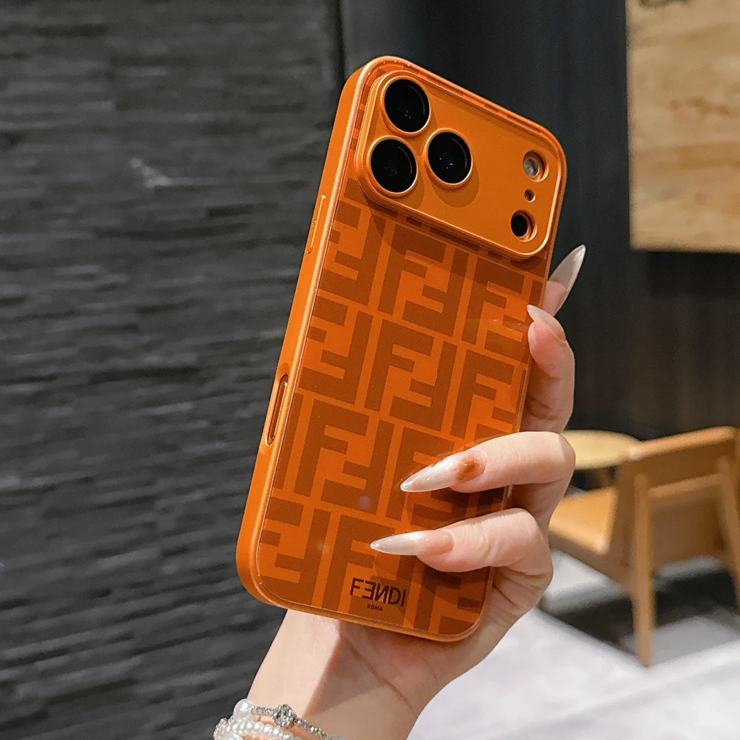 Capa para iPhone à prova de choque com padrão de luxo com proteção para câmera
