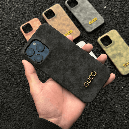 Klasična vintage torbica za iPhone v semiš stilu