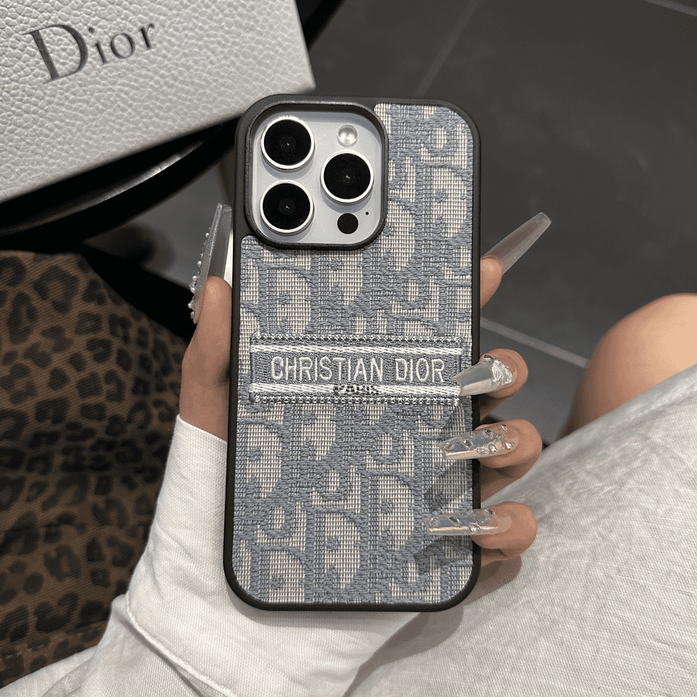 Cás iPhone Fabraic Dearthóir-spreagtha le Mionsonraí Bróidnithe