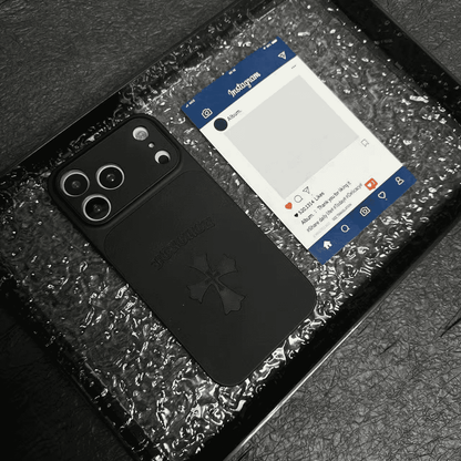 クロムハーツ クロスレザーiPhoneケース