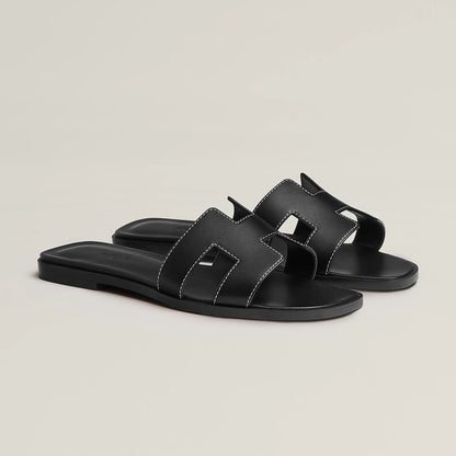 Minimal Double H Logo Slides – Minimal Chic Sandály