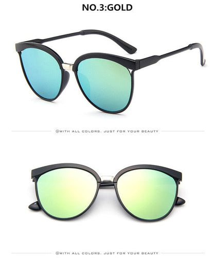 Cat Eye Marke Designer Sonnenbrille Frauen Luxus Kunststoff Sonnenbrille Klassische Retro Outdoor Brillen Oculos De Sol Gafas