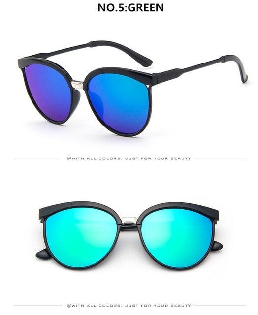 Cat Eye Marke Designer Sonnenbrille Frauen Luxus Kunststoff Sonnenbrille Klassische Retro Outdoor Brillen Oculos De Sol Gafas