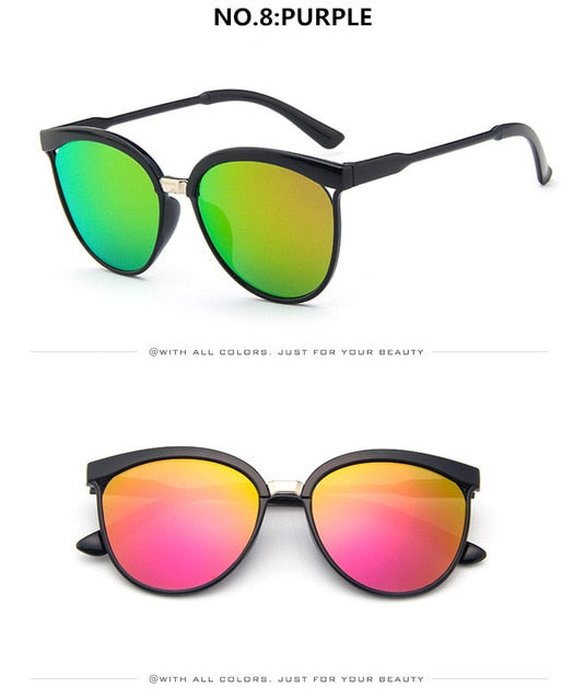 Cat Eye Marke Designer Sonnenbrille Frauen Luxus Kunststoff Sonnenbrille Klassische Retro Outdoor Brillen Oculos De Sol Gafas