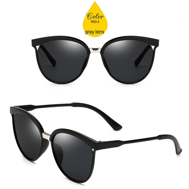 LeonLion Candies-Gafas De Sol De estilo ojo De gato para mujer, anteojos De Sol clásicos De plástico De lujo, estilo Retro, para exteriores