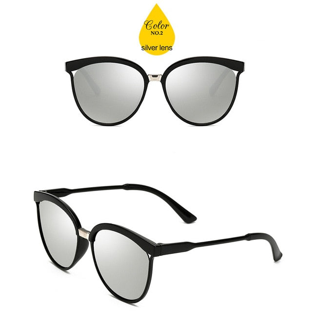LeonLion Candies-Gafas De Sol De estilo ojo De gato para mujer, anteojos De Sol clásicos De plástico De lujo, estilo Retro, para exteriores
