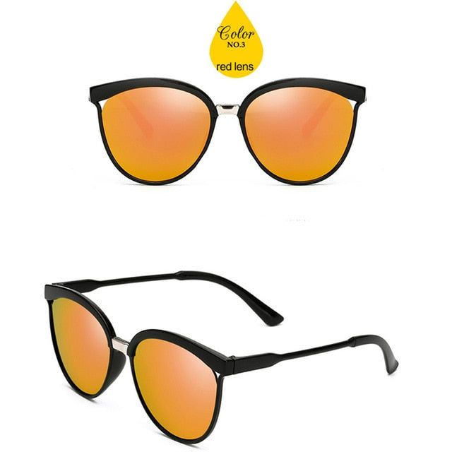 LeonLion Candies-Gafas De Sol De estilo ojo De gato para mujer, anteojos De Sol clásicos De plástico De lujo, estilo Retro, para exteriores