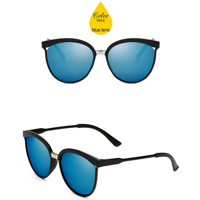 LeonLion Candies-Gafas De Sol De estilo ojo De gato para mujer, anteojos De Sol clásicos De plástico De lujo, estilo Retro, para exteriores