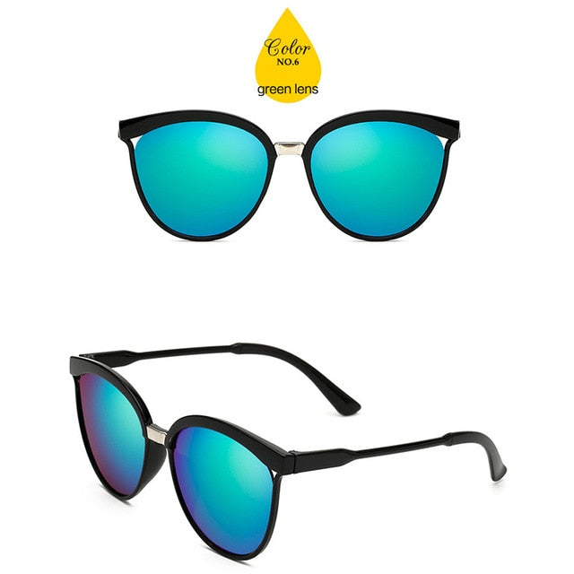 LeonLion Candies-Gafas De Sol De estilo ojo De gato para mujer, anteojos De Sol clásicos De plástico De lujo, estilo Retro, para exteriores