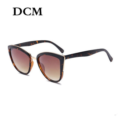 Slnečné okuliare DCM Cateye Dámske Vintage okuliare s gradientom Retro mačacie okuliare Slnečné okuliare Dámske okuliare UV400