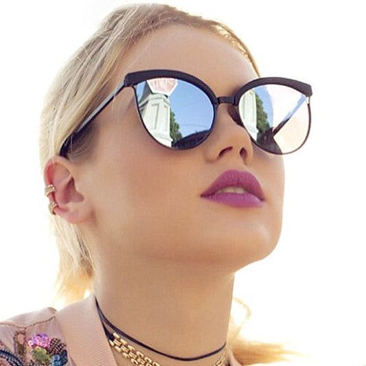 Dizajnérske slnečné okuliare značky Cat Eye Ženy Luxusné plastové slnečné okuliare Klasické Retro Outdoorové okuliare Oculos De Sol Gafas