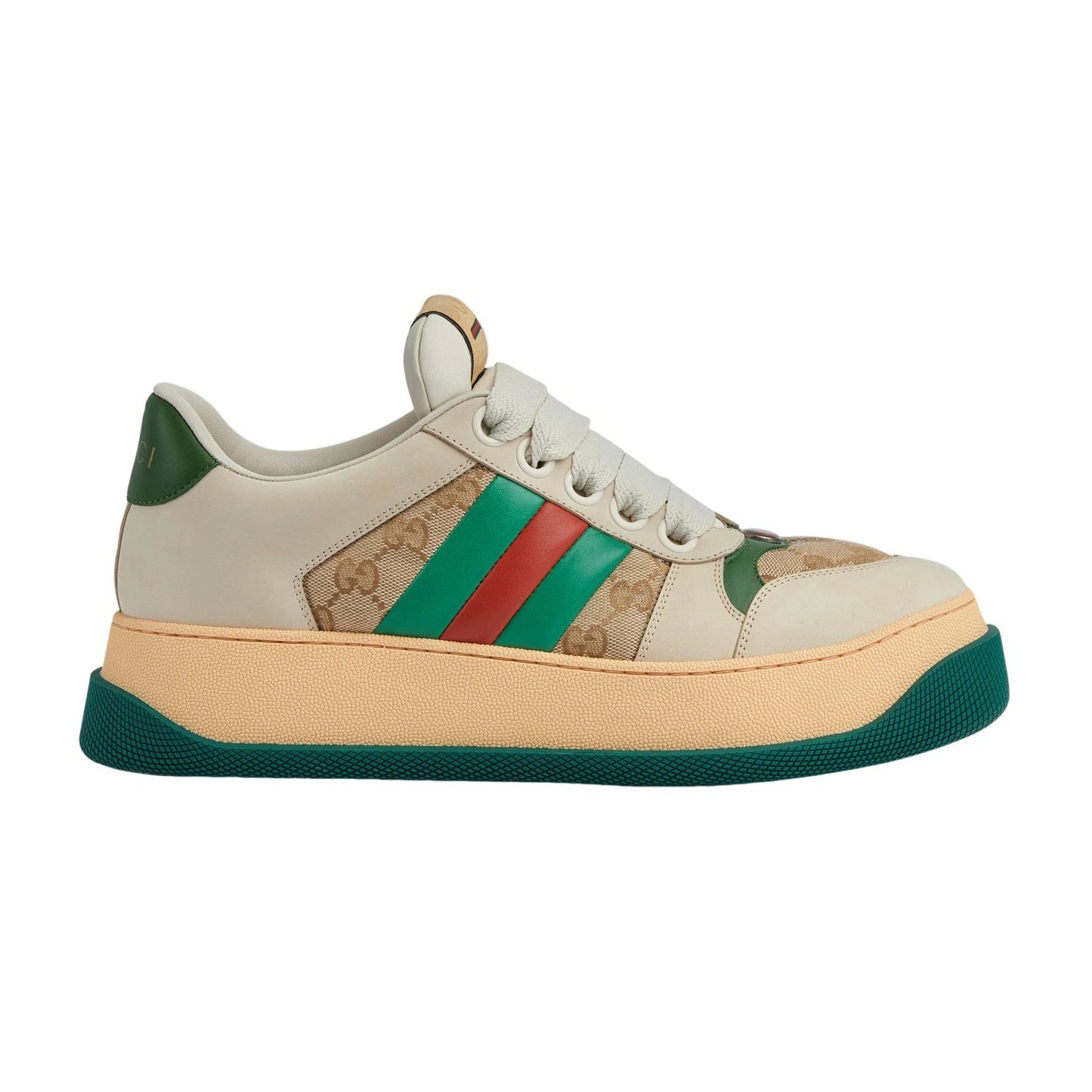 Sneakers casual a righe retrò: scarpe da strada comfort in pelle premium