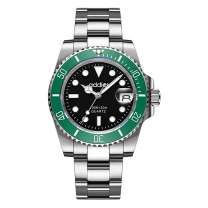 TitanX Elite Men's Quartz Sport Watch – Luxury 30M Waterproof Stainless Steel Dive Timepiece | Relógio Masculino