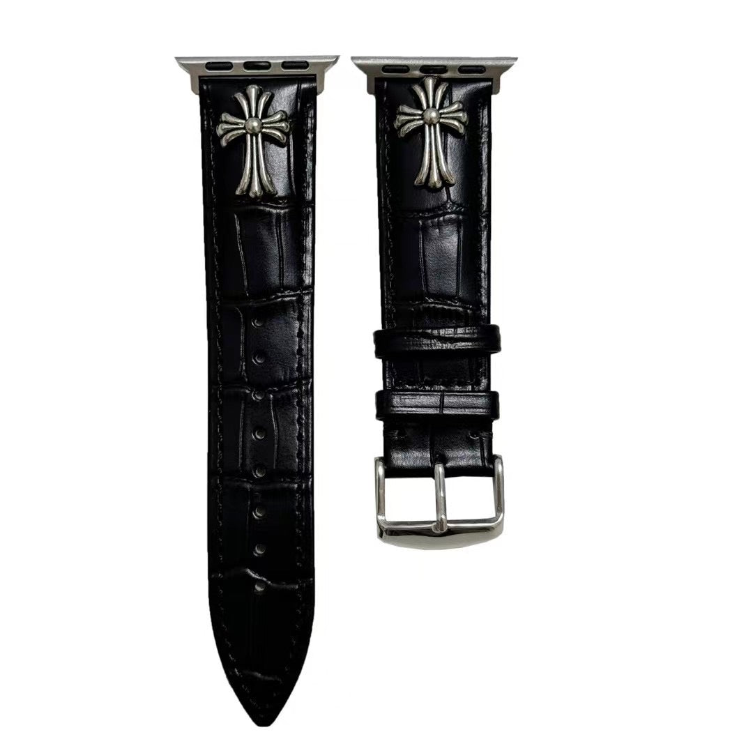 Cinturino per Apple Watch in pelle incrociata