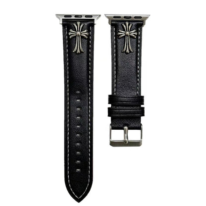 Cinturino per Apple Watch in pelle incrociata